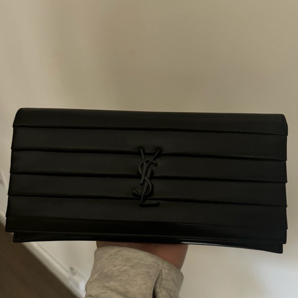 Yves Saint Laurent Black Clutch - Picture 2 of 4
